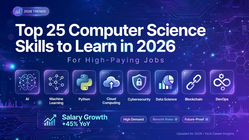 Top 25 Computer Science Skills to Learn in 2026 for High-Paying Jobs